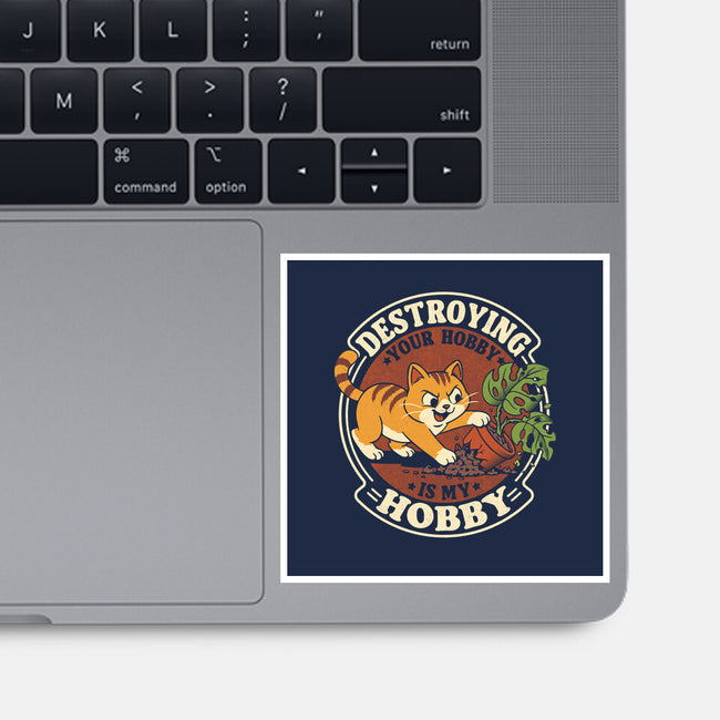 My Hobby Is Destruction-None-Glossy-Sticker-Popnotic