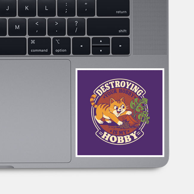 My Hobby Is Destruction-None-Glossy-Sticker-Popnotic