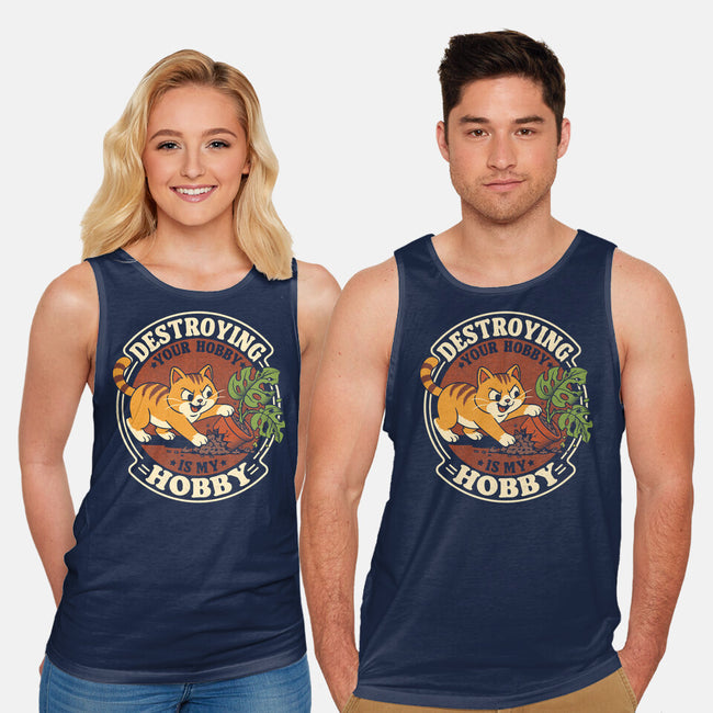 My Hobby Is Destruction-Unisex-Basic-Tank-Popnotic
