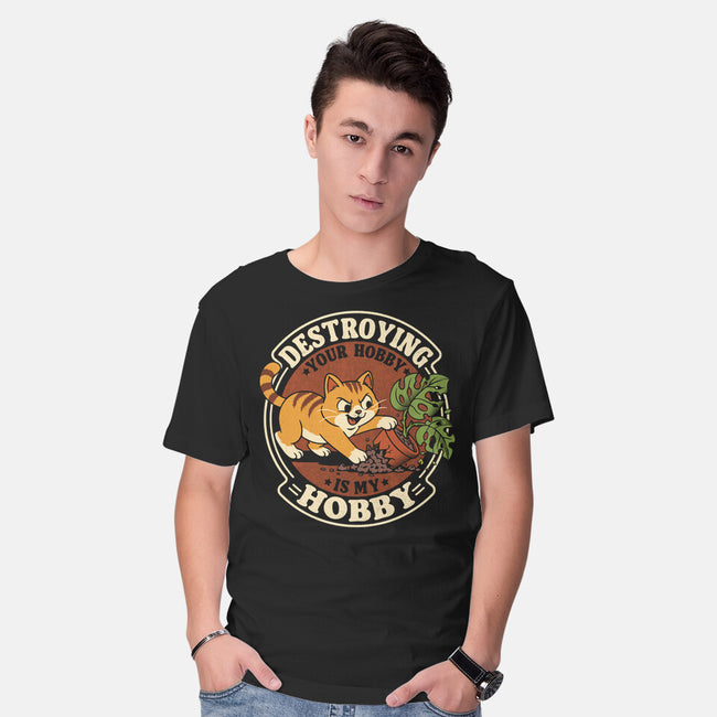 My Hobby Is Destruction-Mens-Basic-Tee-Popnotic