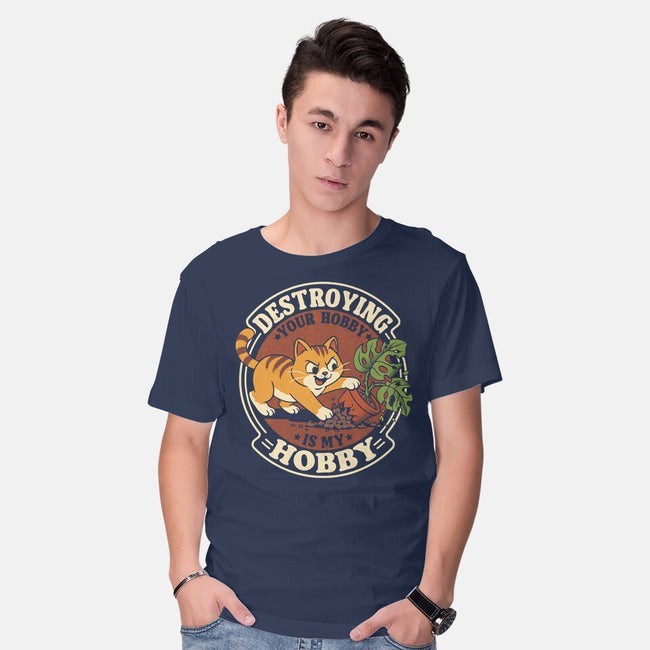 My Hobby Is Destruction-Mens-Basic-Tee-Popnotic