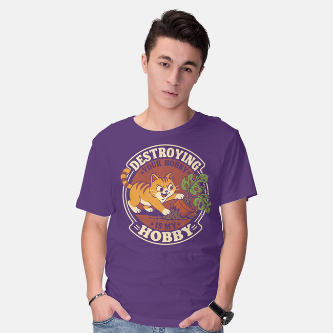 My Hobby Is Destruction-Mens-Basic-Tee-Popnotic