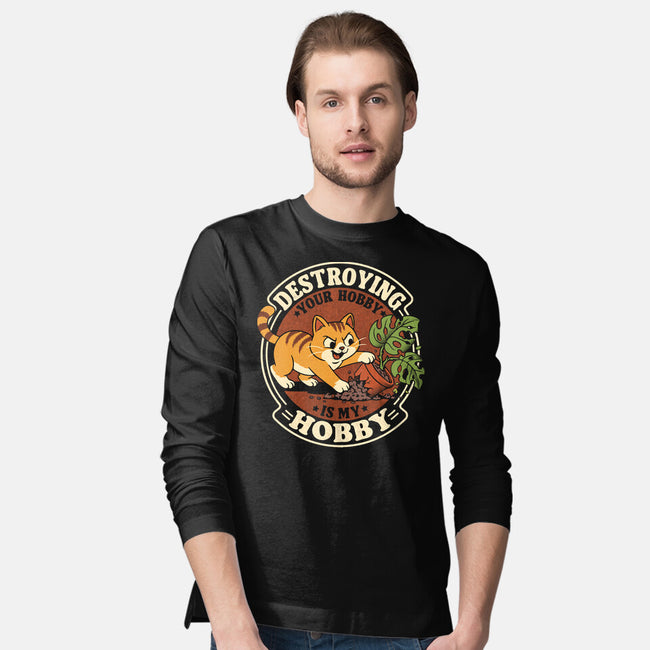 My Hobby Is Destruction-Mens-Long Sleeved-Tee-Popnotic