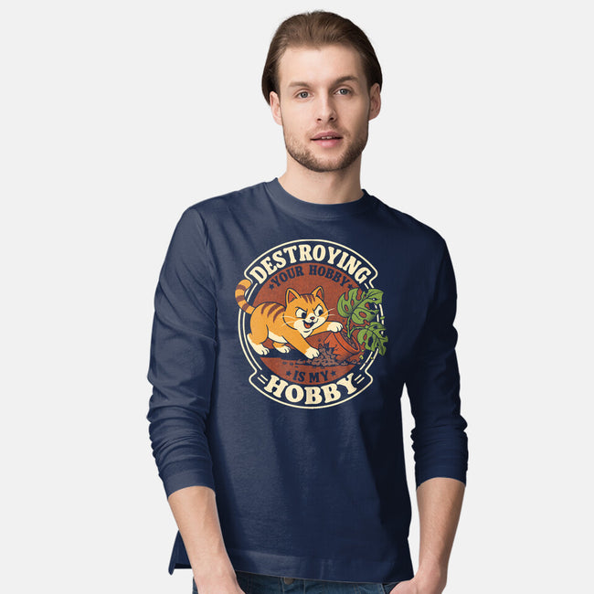 My Hobby Is Destruction-Mens-Long Sleeved-Tee-Popnotic