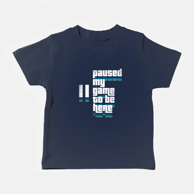 Paused My Game-Baby-Basic-Tee-rocketman_art