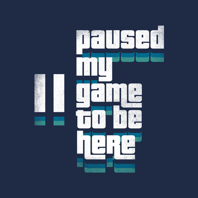 Paused My Game-Mens-Long Sleeved-Tee-rocketman_art