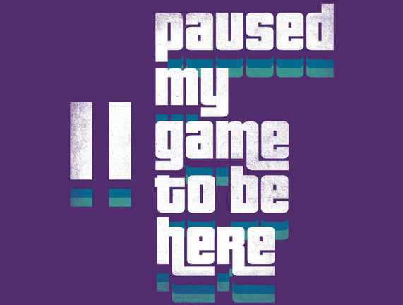 Paused My Game