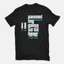 Paused My Game-Unisex-Basic-Tee-rocketman_art