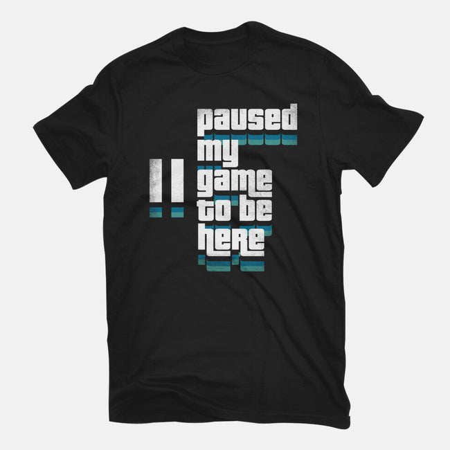 Paused My Game-Womens-Fitted-Tee-rocketman_art