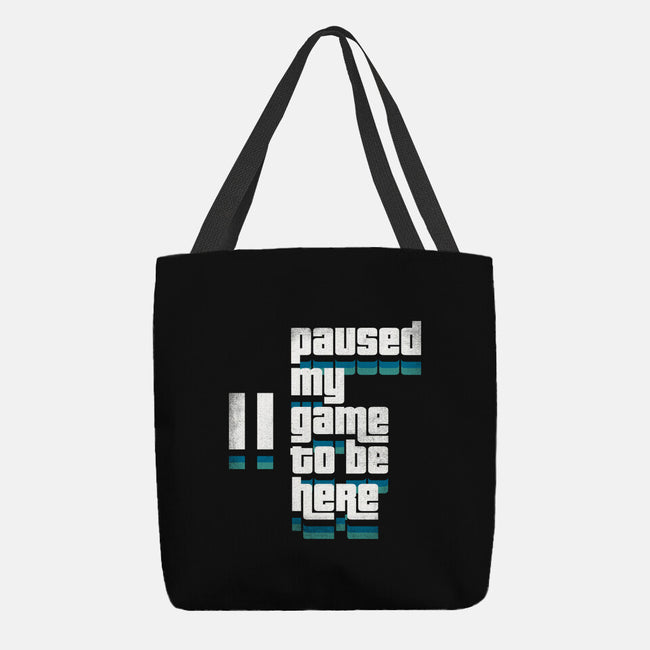 Paused My Game-None-Basic Tote-Bag-rocketman_art