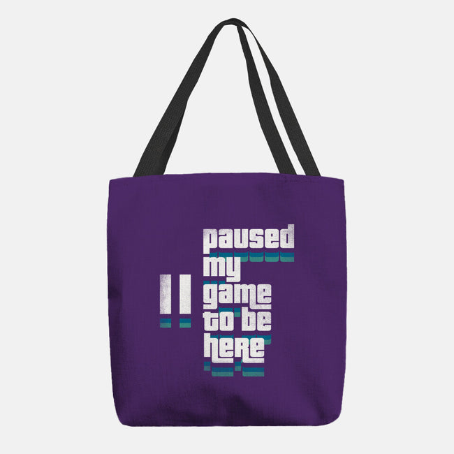 Paused My Game-None-Basic Tote-Bag-rocketman_art