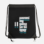Paused My Game-None-Drawstring-Bag-rocketman_art