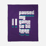 Paused My Game-None-Fleece-Blanket-rocketman_art