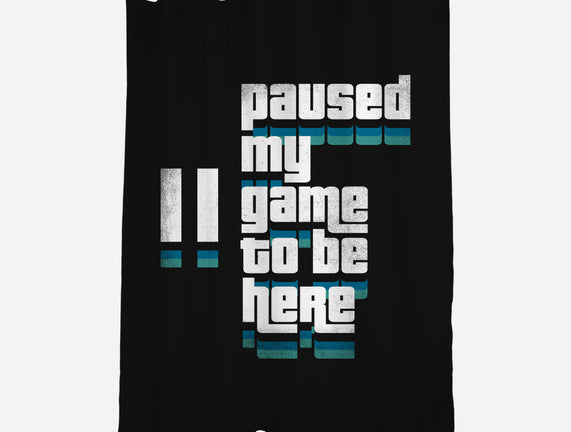 Paused My Game