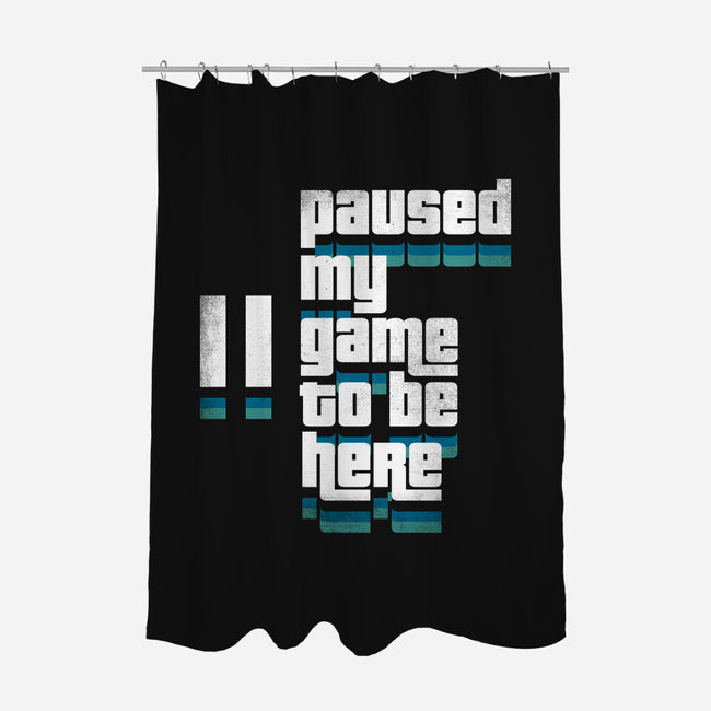 Paused My Game-None-Polyester-Shower Curtain-rocketman_art
