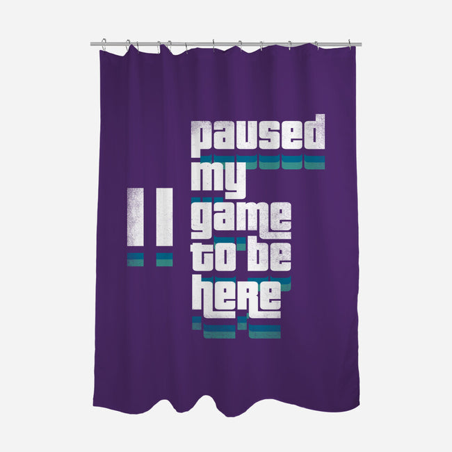 Paused My Game-None-Polyester-Shower Curtain-rocketman_art