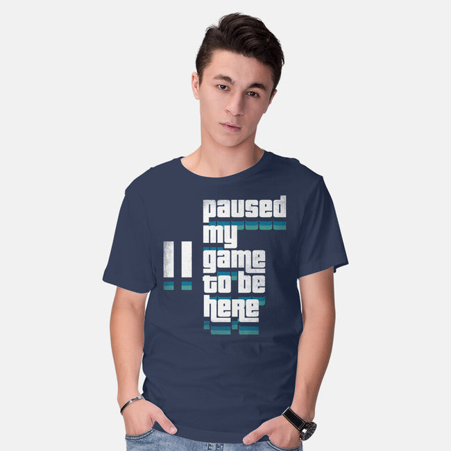 Paused My Game-Mens-Basic-Tee-rocketman_art