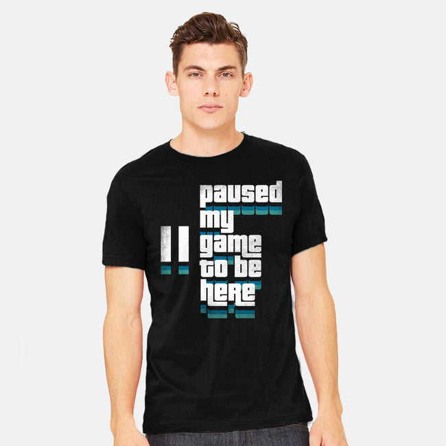 Paused My Game-Mens-Heavyweight-Tee-rocketman_art