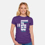 Paused My Game-Womens-Fitted-Tee-rocketman_art
