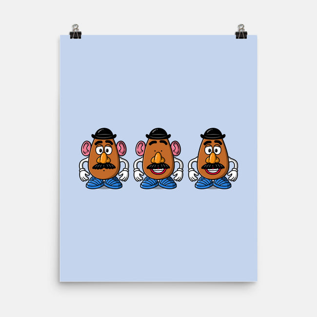 Three Wise Toys-None-Matte-Poster-Barbadifuoco