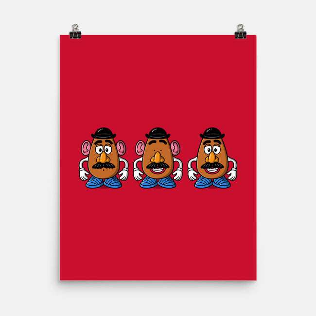 Three Wise Toys-None-Matte-Poster-Barbadifuoco