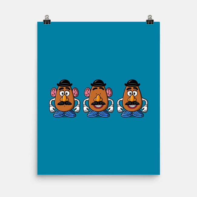 Three Wise Toys-None-Matte-Poster-Barbadifuoco