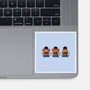 Three Wise Toys-None-Glossy-Sticker-Barbadifuoco
