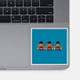 Three Wise Toys-None-Glossy-Sticker-Barbadifuoco