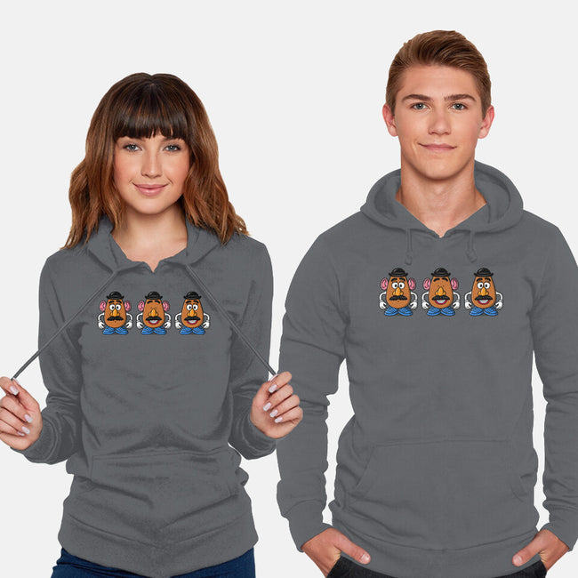 Three Wise Toys-Unisex-Pullover-Sweatshirt-Barbadifuoco