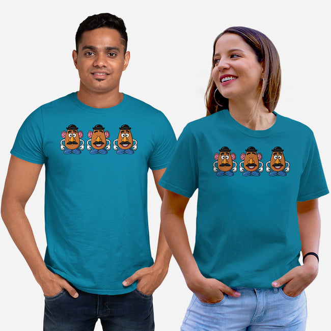 Three Wise Toys-Unisex-Basic-Tee-Barbadifuoco