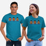 Three Wise Toys-Unisex-Basic-Tee-Barbadifuoco