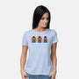 Three Wise Toys-Womens-Basic-Tee-Barbadifuoco