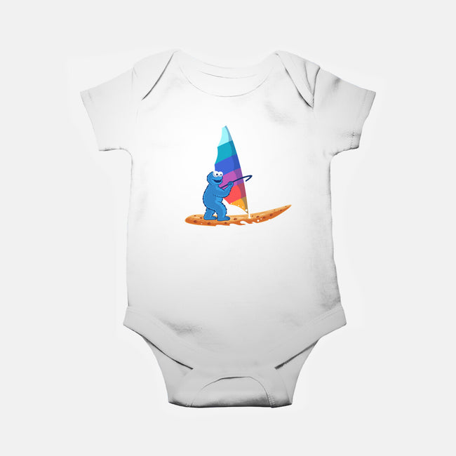 Cookie Windsurfing-Baby-Basic-Onesie-erion_designs
