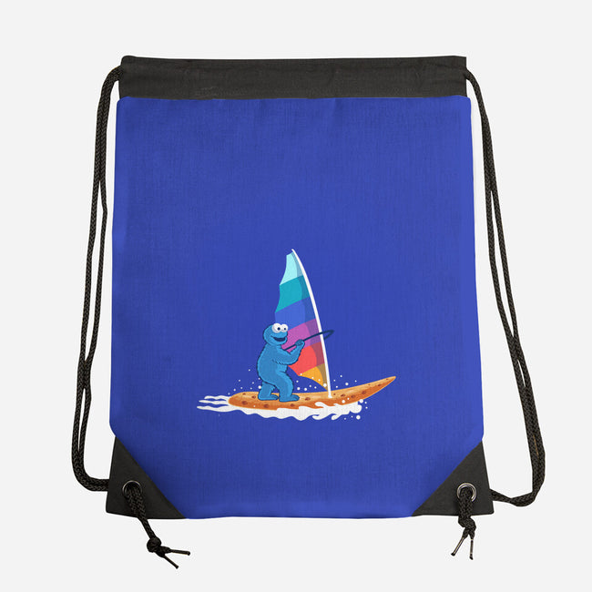 Cookie Windsurfing-None-Drawstring-Bag-erion_designs
