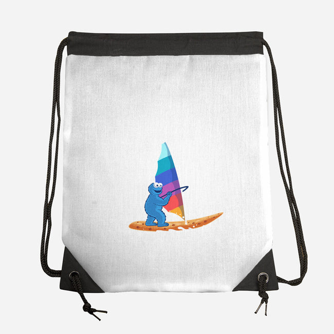 Cookie Windsurfing-None-Drawstring-Bag-erion_designs