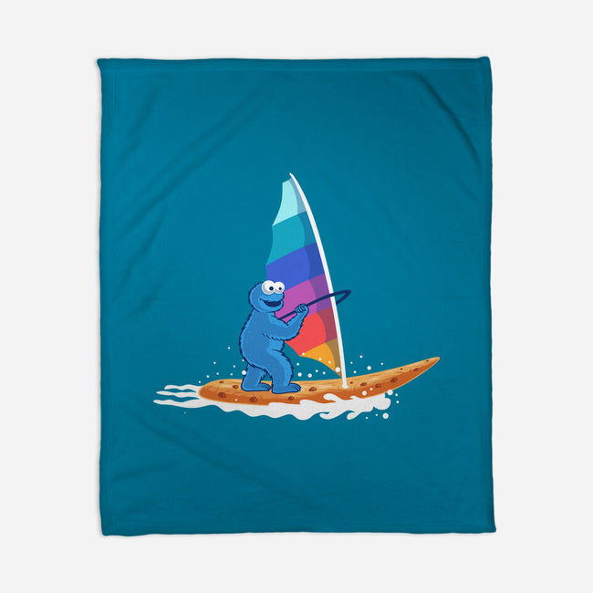 Cookie Windsurfing-None-Fleece-Blanket-erion_designs
