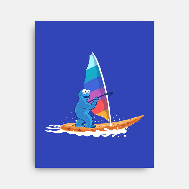 Cookie Windsurfing-None-Stretched-Canvas-erion_designs