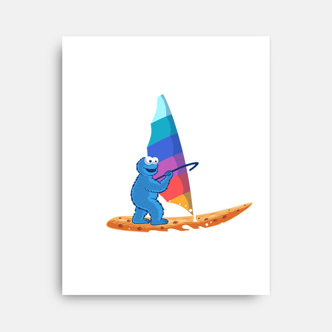 Cookie Windsurfing-None-Stretched-Canvas-erion_designs