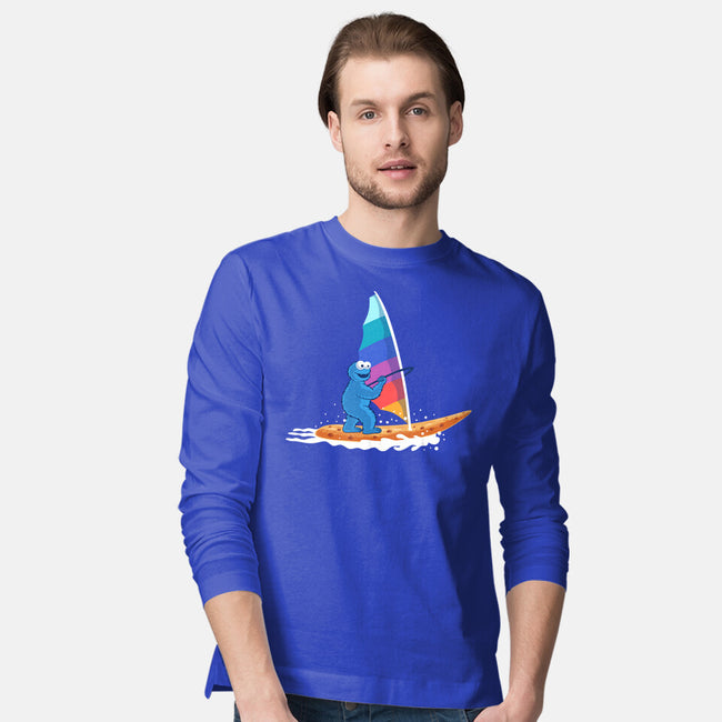 Cookie Windsurfing-Mens-Long Sleeved-Tee-erion_designs