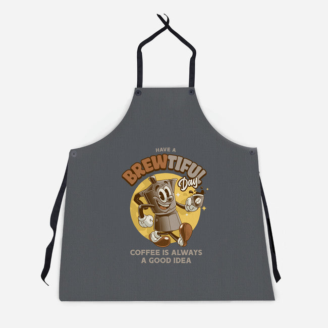Have A Brewtiful Day-Unisex-Kitchen-Apron-Angoes25