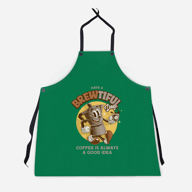 Have A Brewtiful Day-Unisex-Kitchen-Apron-Angoes25