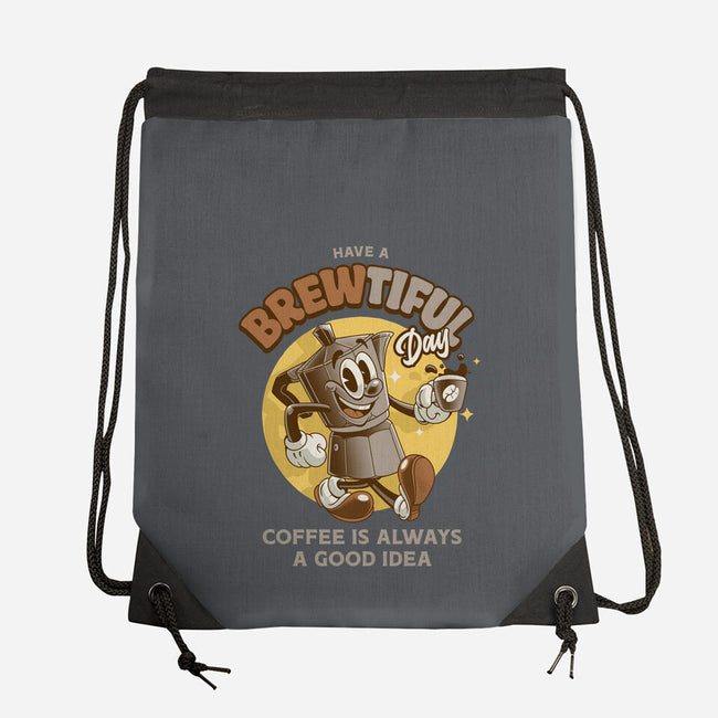 Have A Brewtiful Day-None-Drawstring-Bag-Angoes25