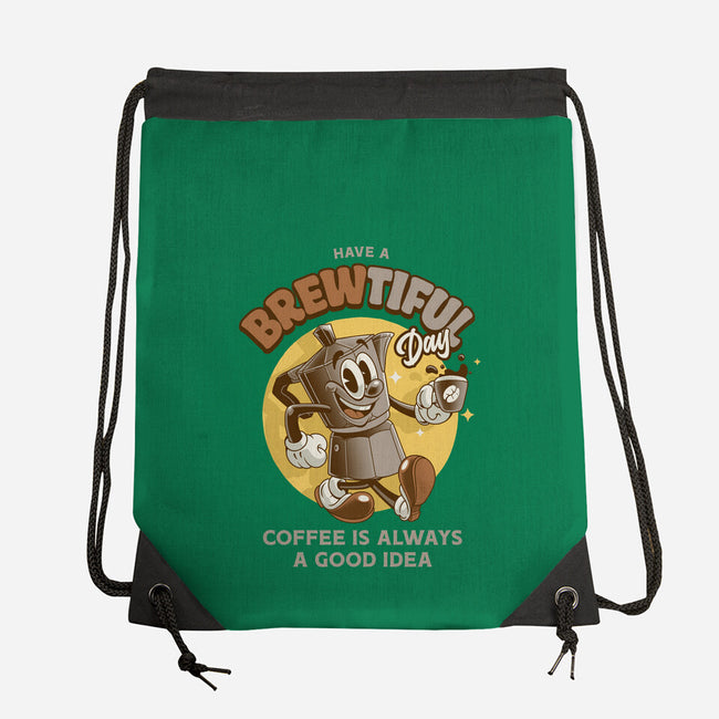 Have A Brewtiful Day-None-Drawstring-Bag-Angoes25