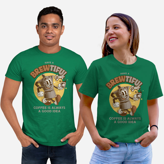 Have A Brewtiful Day-Unisex-Basic-Tee-Angoes25