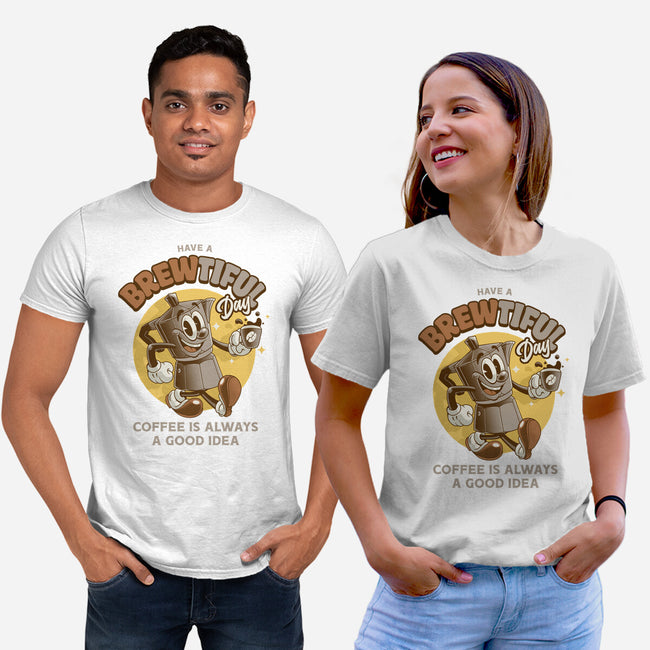 Have A Brewtiful Day-Unisex-Basic-Tee-Angoes25