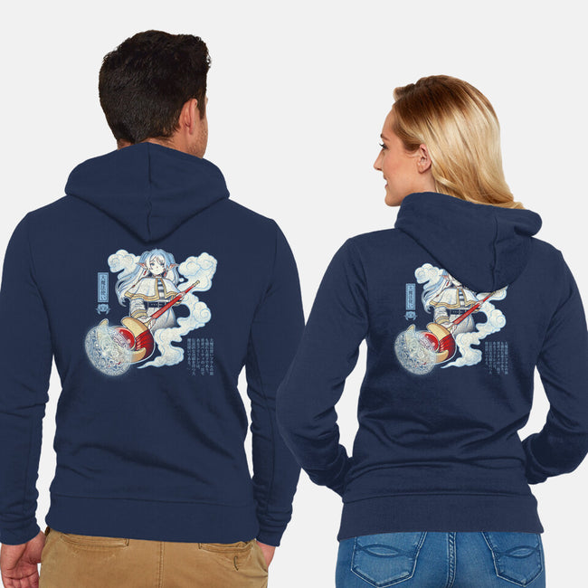 The Eleven Mage-Unisex-Zip-Up-Sweatshirt-grevalra