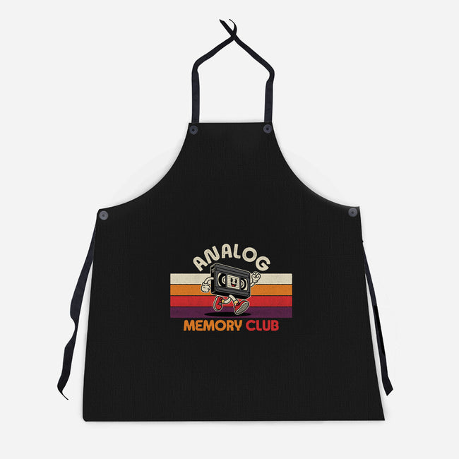 Analog Memory Club-Unisex-Kitchen-Apron-OPIPPI
