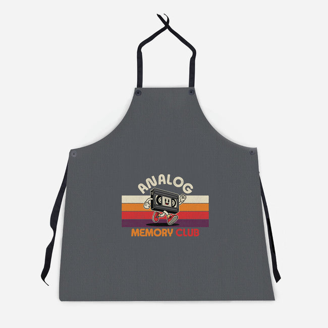 Analog Memory Club-Unisex-Kitchen-Apron-OPIPPI