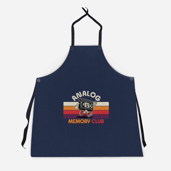 Analog Memory Club-Unisex-Kitchen-Apron-OPIPPI
