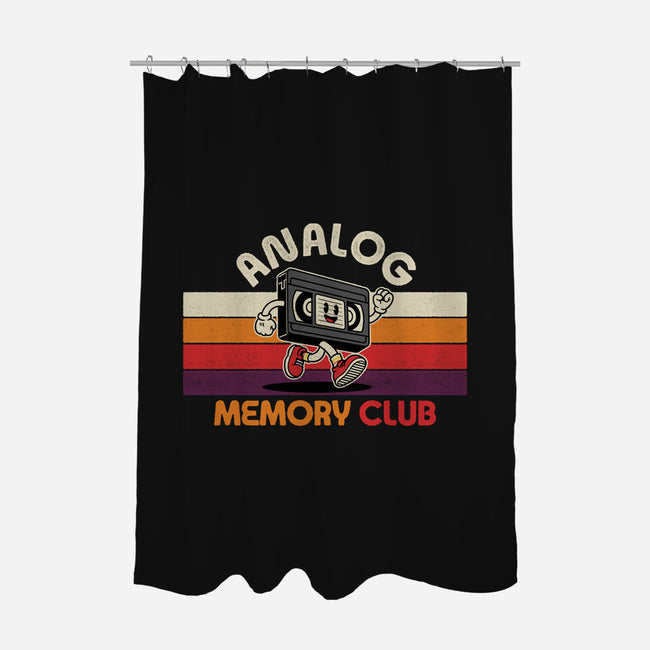 Analog Memory Club-None-Polyester-Shower Curtain-OPIPPI